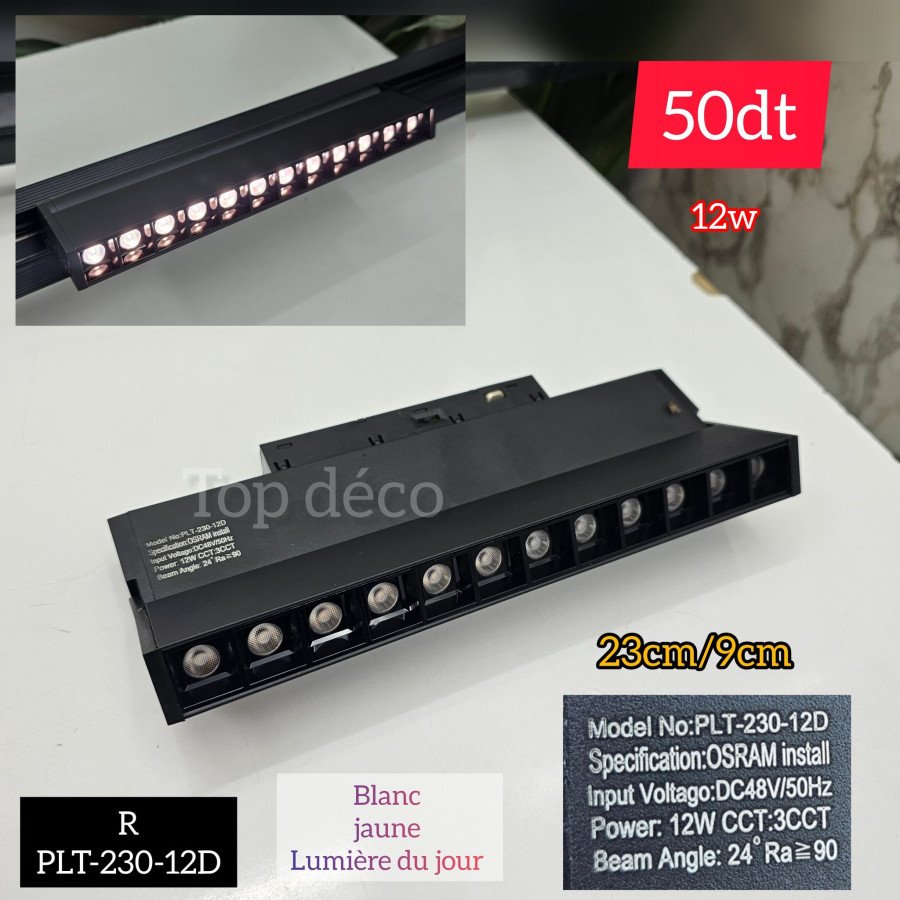 Spots et barres LED 12W