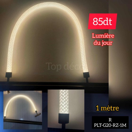 Tube LED Flexible sur Rail – 1 mètre – Lumière du Jour