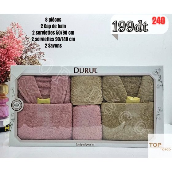 Set de Bain Durul – 8 pièces premium