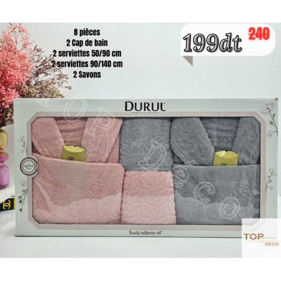 Set de Bain Durul – 8 pièces premium