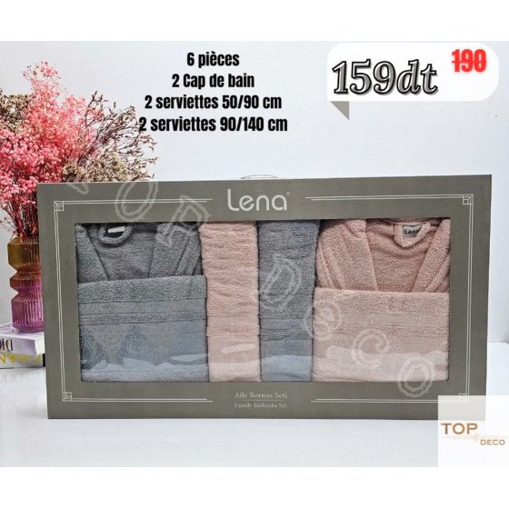 Pack Cap de Bain Lena – 6 pièces