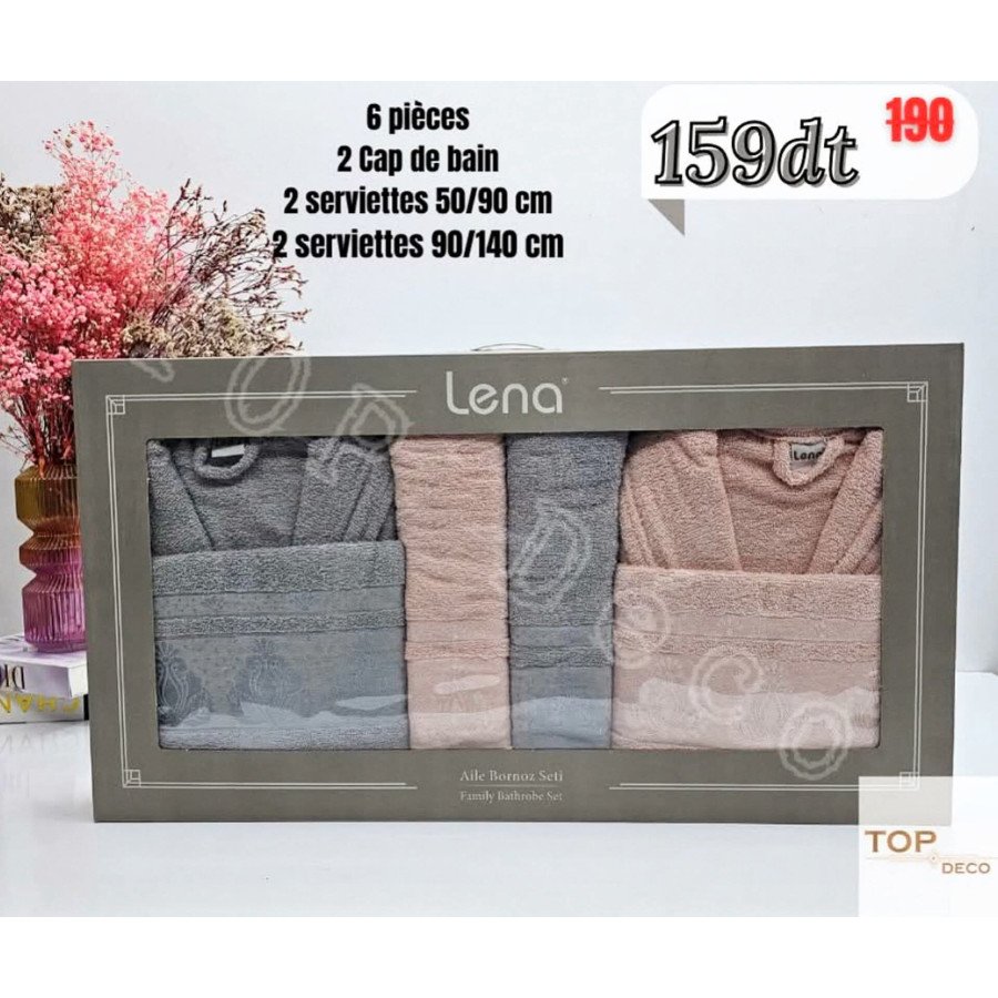 Pack Cap de Bain Lena – 6 pièces