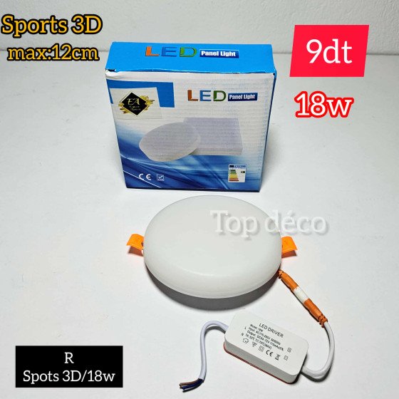 Spot LED 3D – 18W