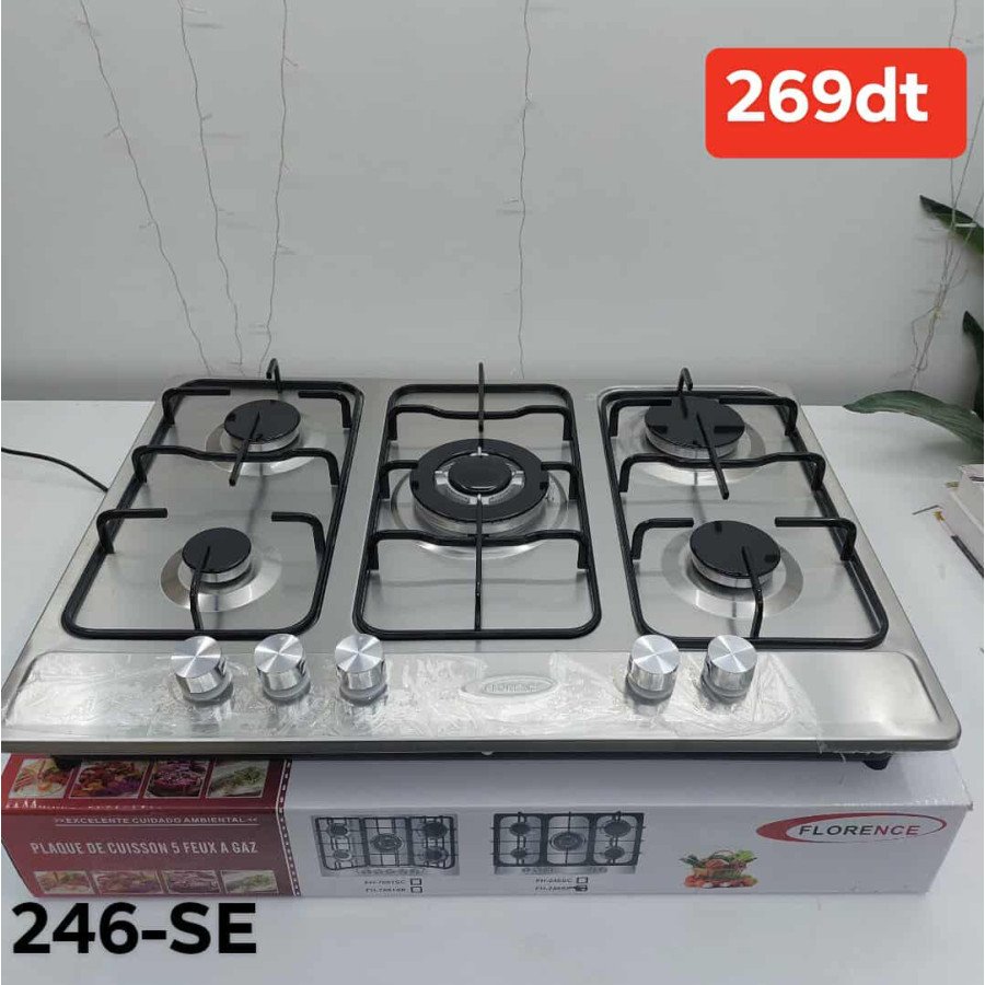 Plaque de Cuisson 5 Feux Florence