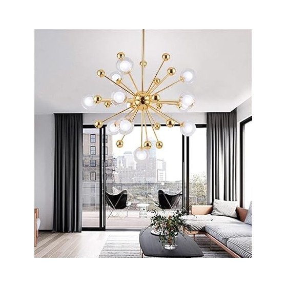 Lustre 12 Lumières Lampe Suspendue Par Satellite