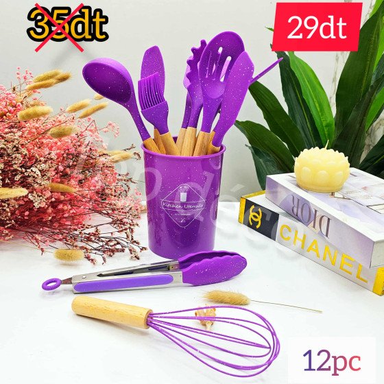 Louche avec support silicone Violet