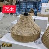 Lustre Suspendu en Corde Naturelle  - 37cm