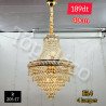Lustre suspendu doré 40 cm – 4 lampes E14