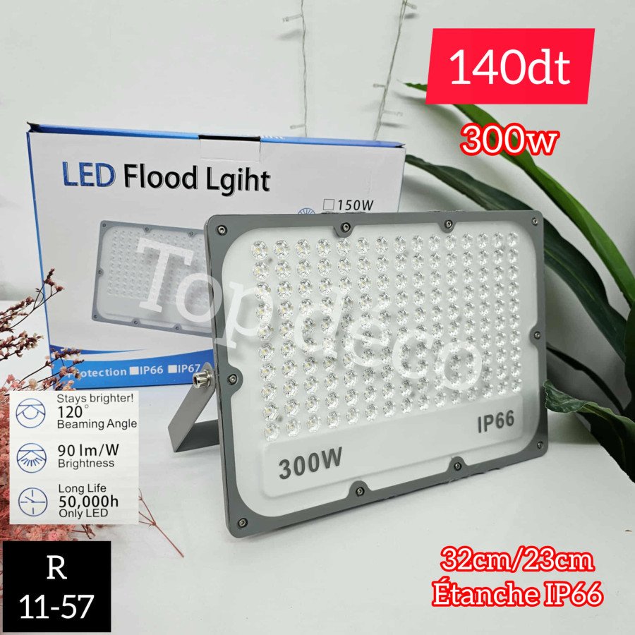 Projecteur LED 300W Étanche IP66 (Réf. 11-57)