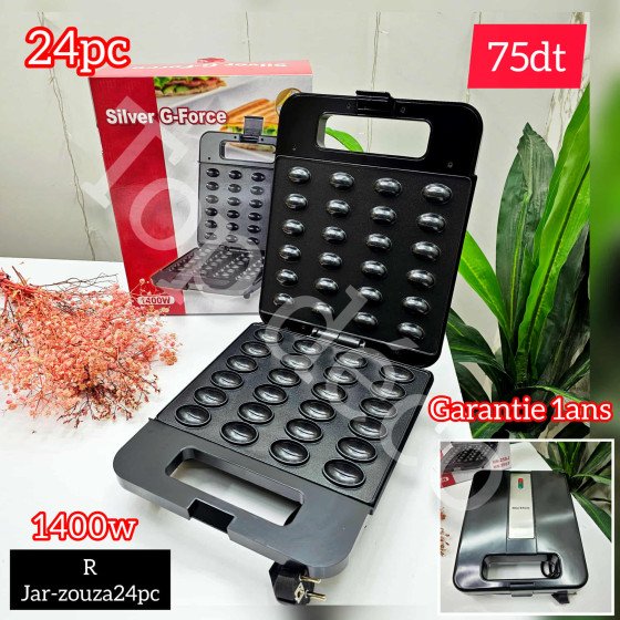 Machine à Zouza Silver G-Force – 24 pièces – 1400W