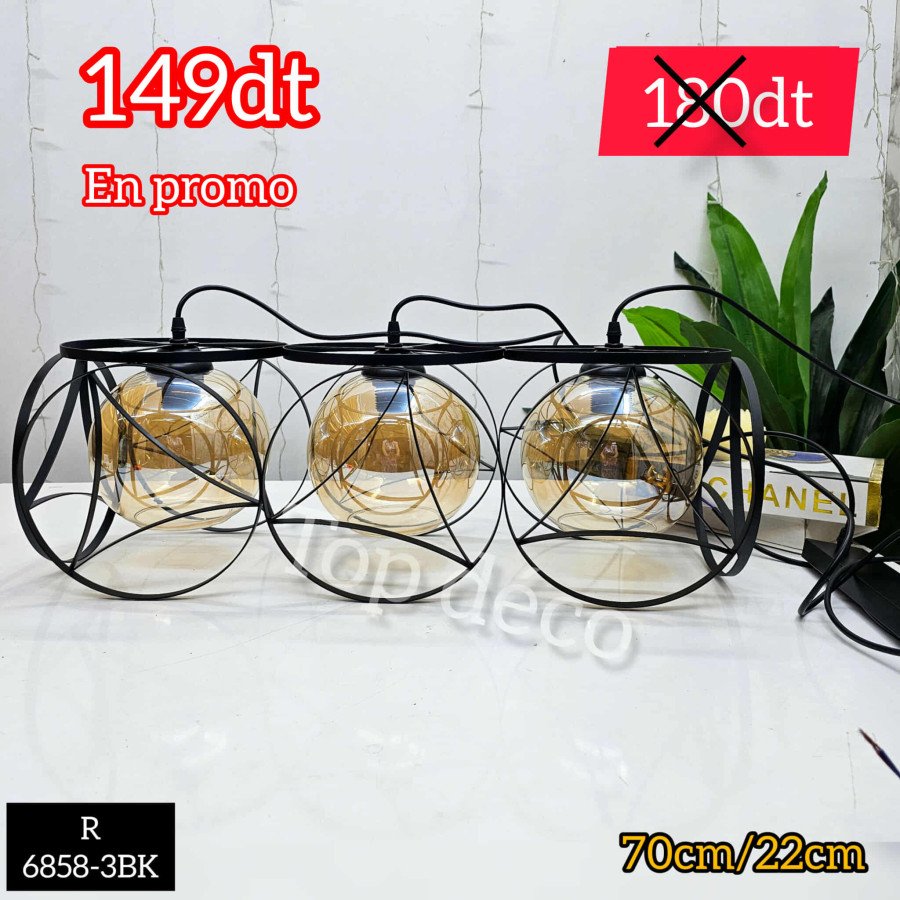 Lustre 6858-3BK