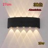 Applique murale en Aluminium 5 F NOIR