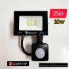 Projecteur LED 10W Étanche avec détecteur de mouvement