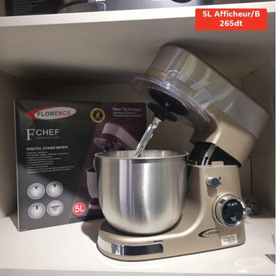 Pétrin Professionnel Florence 5 L