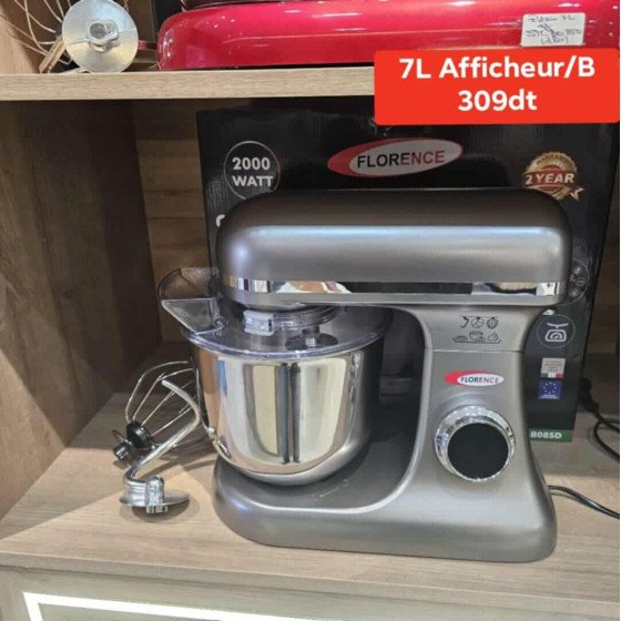 Pétrin Professionnel Florence 7L Gris