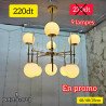 Lustre moderne 9 branches D0171-8+1FGD