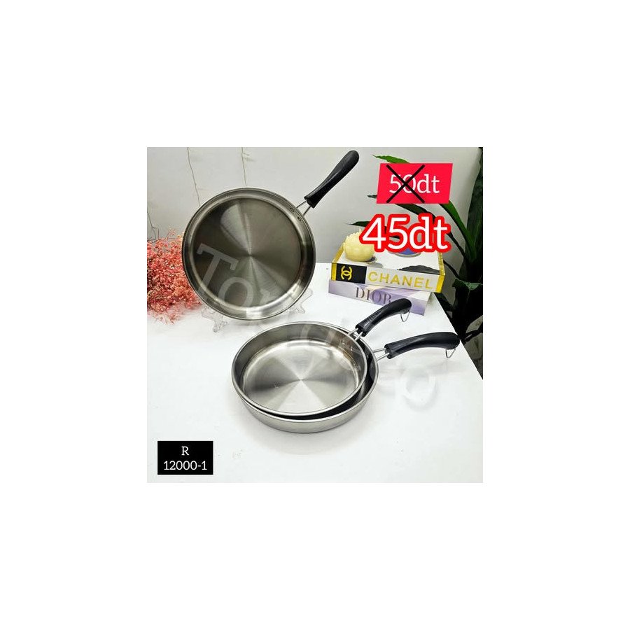 poêle en acier inoxydable de haute qualité