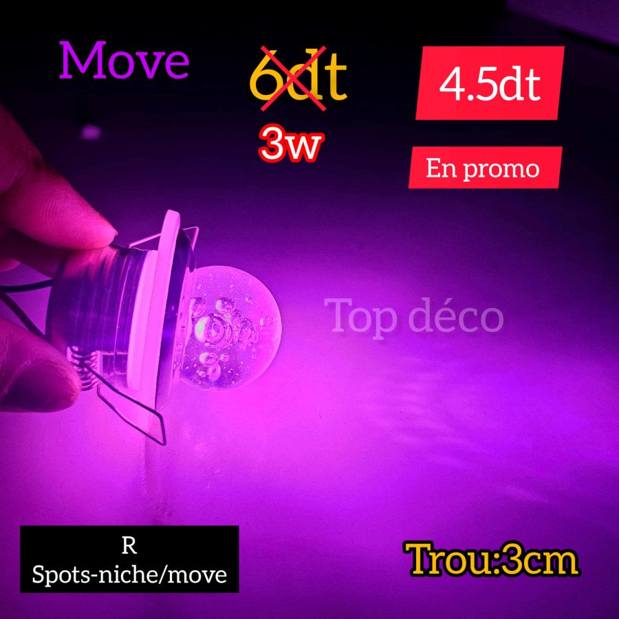 Spot Niche sucette LED move 3W