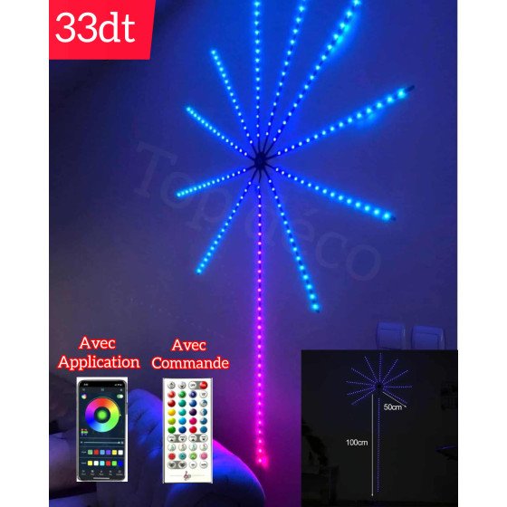 Led feux d'artifice RGB SMART