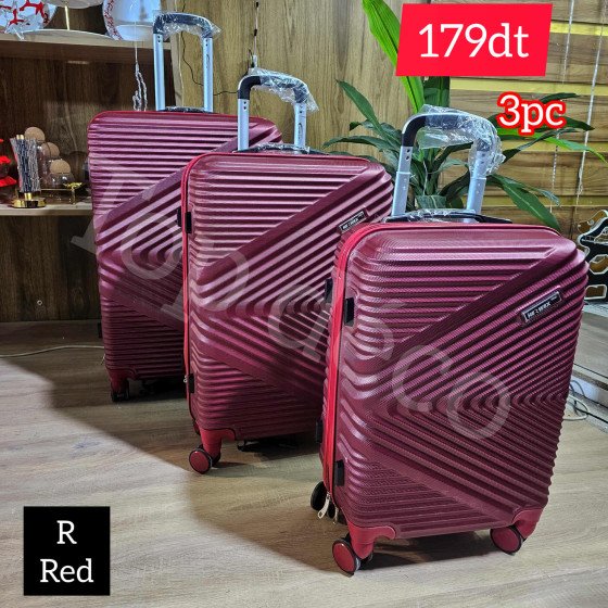 Série Valise 3 Pièces Herwex Red