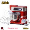 Florence Robot Pétrin - 5 Litres - 1500W Rouge