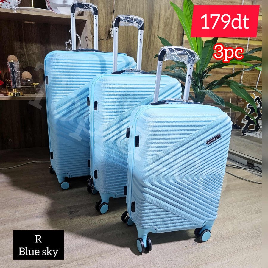 Série Valise 3 Pièces Herwex Blue sky