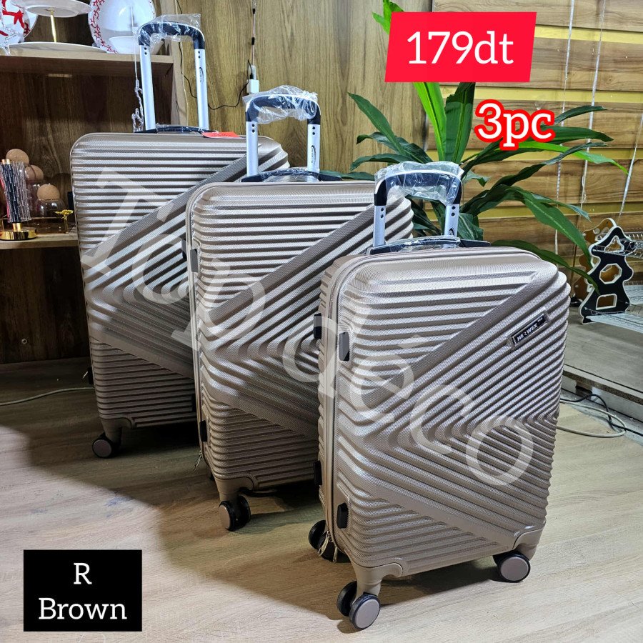 Série Valise 3 Pièces Herwex Brown