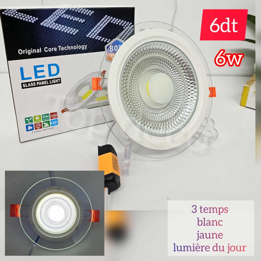Spot COB LED 6W – 3 Temps