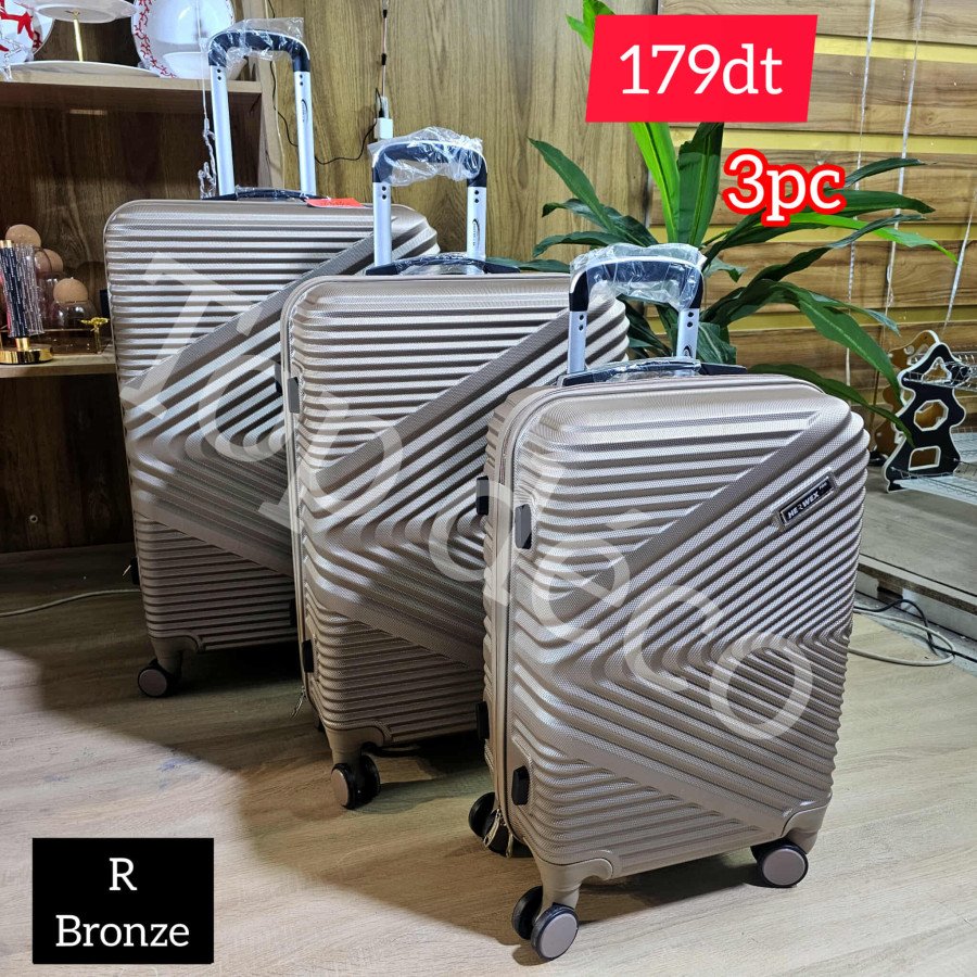 Série Valise 3 Pièces Herwex Bronze