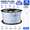 Bobine LED 100 mètres – 3 ships - Blanc 6500k