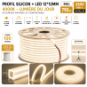 Néon Flex LED 12×12mm – 100 mètres – 4000K