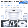 Néon Flex LED 10×10mm – 100 mètres – 6500K (Blanc froid)