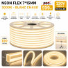 Néon Flex LED 7×15mm – 100 mètres – 3000K (Jaune chaud)