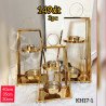 Lot de 3 Lanternes Dorées KH17-1
