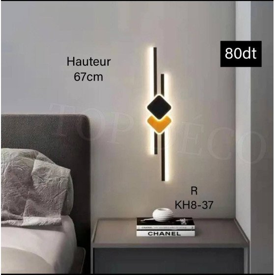 Applique Murale LED Moderne  – 3 Couleurs Réglables – KH8-37
