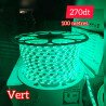 Bobine LED 100 mètres – 3 Chips – Vert  + 10 fiches