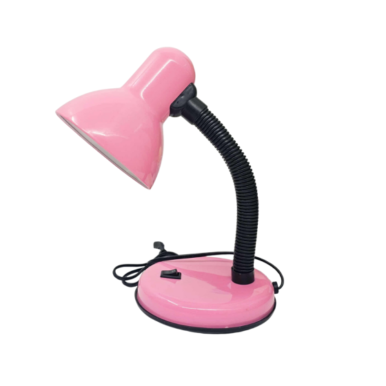 Veilleuse de bureau rose orientable