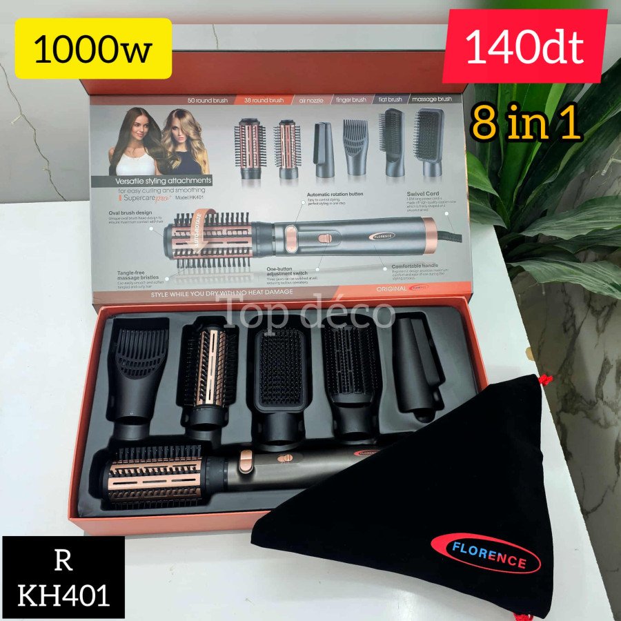 Brosse Coiffante 8 en 1 Florence