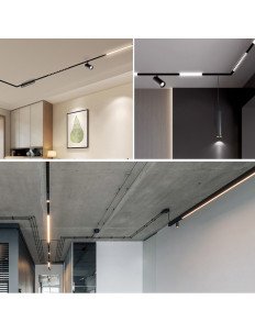 Éclairage magnétique de plafond